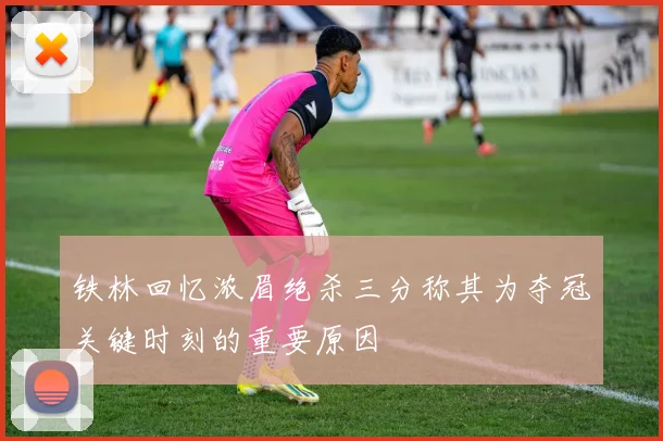 铁林回忆浓眉绝杀三分称其为夺冠关键时刻的重要原因